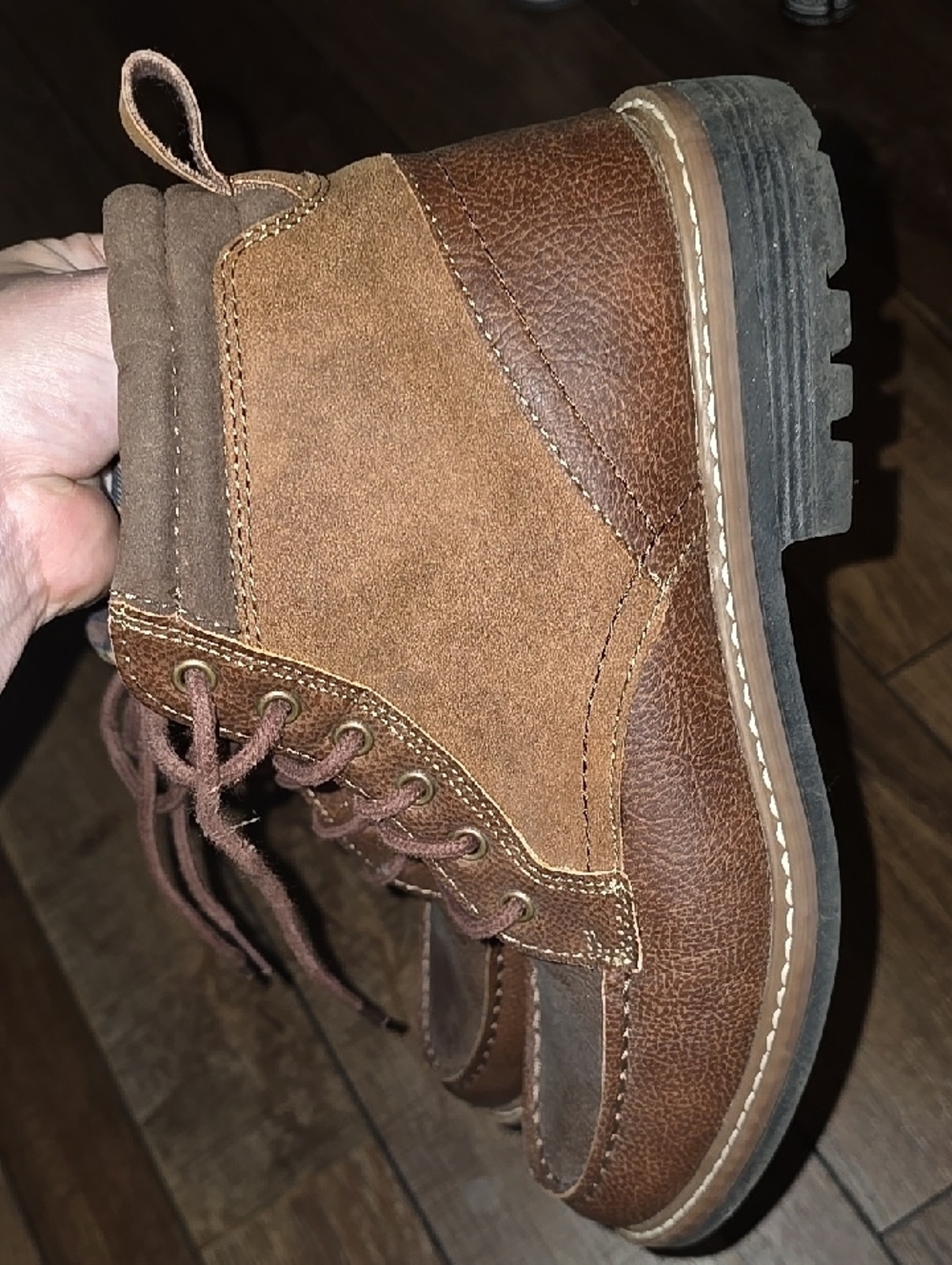 George Brown Leather and Suede Chukka Boots - Picture 6 of 6